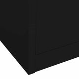 vidaXL Kantoorkast 90x40x180 cm staal wit