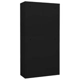 vidaXL Kantoorkast 90x40x180 cm staal wit