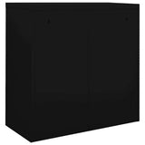 vidaXL Roller Shutter Cabinet 90x40x90 cm steel white