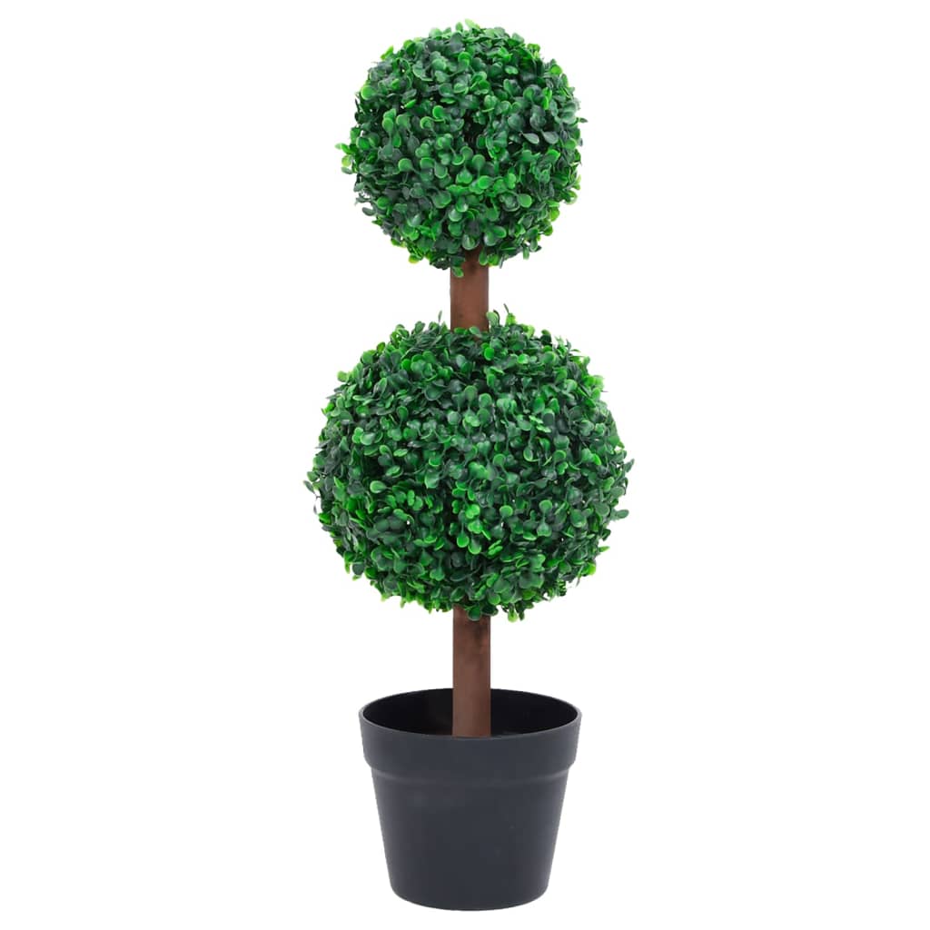 vidaXL Kunstplant met pot buxus bolvorming 71 cm groen