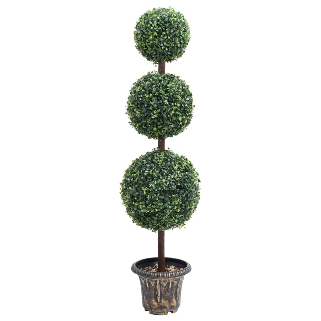 vidaXL Kunstplant met pot buxus bolvorming 71 cm groen