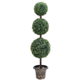 vidaXL Kunstplant met pot buxus bolvorming 71 cm groen