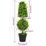 vidaXL Kunstplant met pot buxus bolvorming 71 cm groen