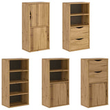vidaXL Bijzetkasten 4 st ODDA 40x24x79 cm massief grenenhout