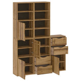 vidaXL Bijzetkasten 4 st ODDA 40x24x79 cm massief grenenhout