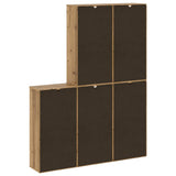 vidaXL Bijzetkasten 4 st ODDA 40x24x79 cm massief grenenhout