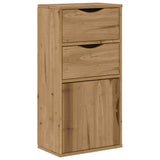 vidaXL 4-piece TV cabinet with storage "ODDA" solid pine wood