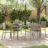 vidaXL Tuin Eettafel Set 3 pcs Zwart poly rattan