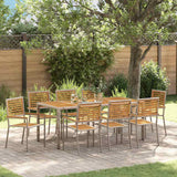 vidaXL Garden Dining Set 3 pcs Black and Brown Poly Rattan
