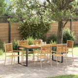 vidaXL Garden Dining Set 5 pcs Black and Brown poly rattan