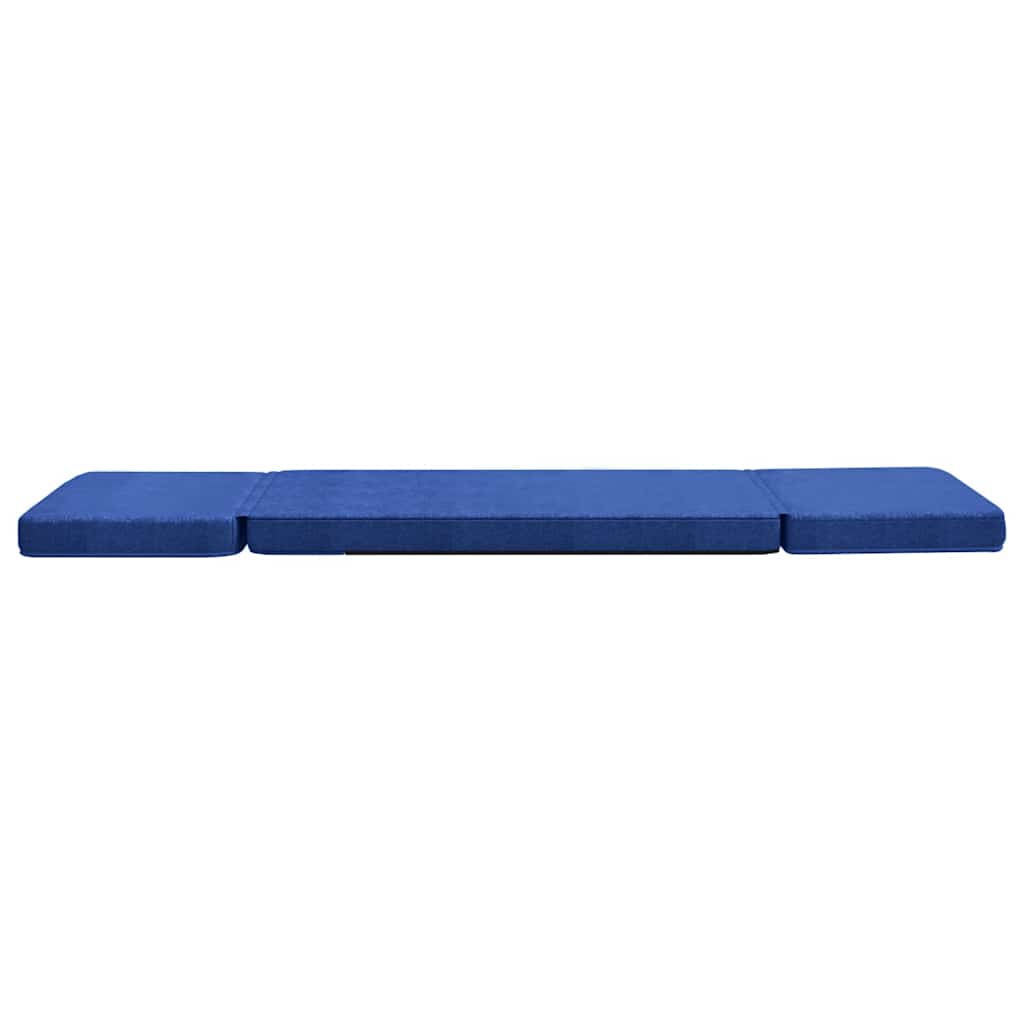 vidaXL Vloerstoel inklapbaar stof lichtgrijs
