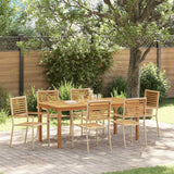 vidaXL Garden Dining Set 3 pcs Black Solid Acacia Wood