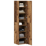 vidaXL Highboard Solid Reclaimed Wood 40 x 42.5 x 185 cm