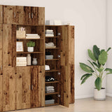 vidaXL Highboard Solid Reclaimed Wood 40 x 42.5 x 185 cm