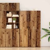 vidaXL Highboard 2 pcs Artisan Oak 45 x 42.5 x 185 cm