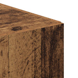 vidaXL Highboard 2 pcs Solid Wood 50 x 42.5 x 185 cm