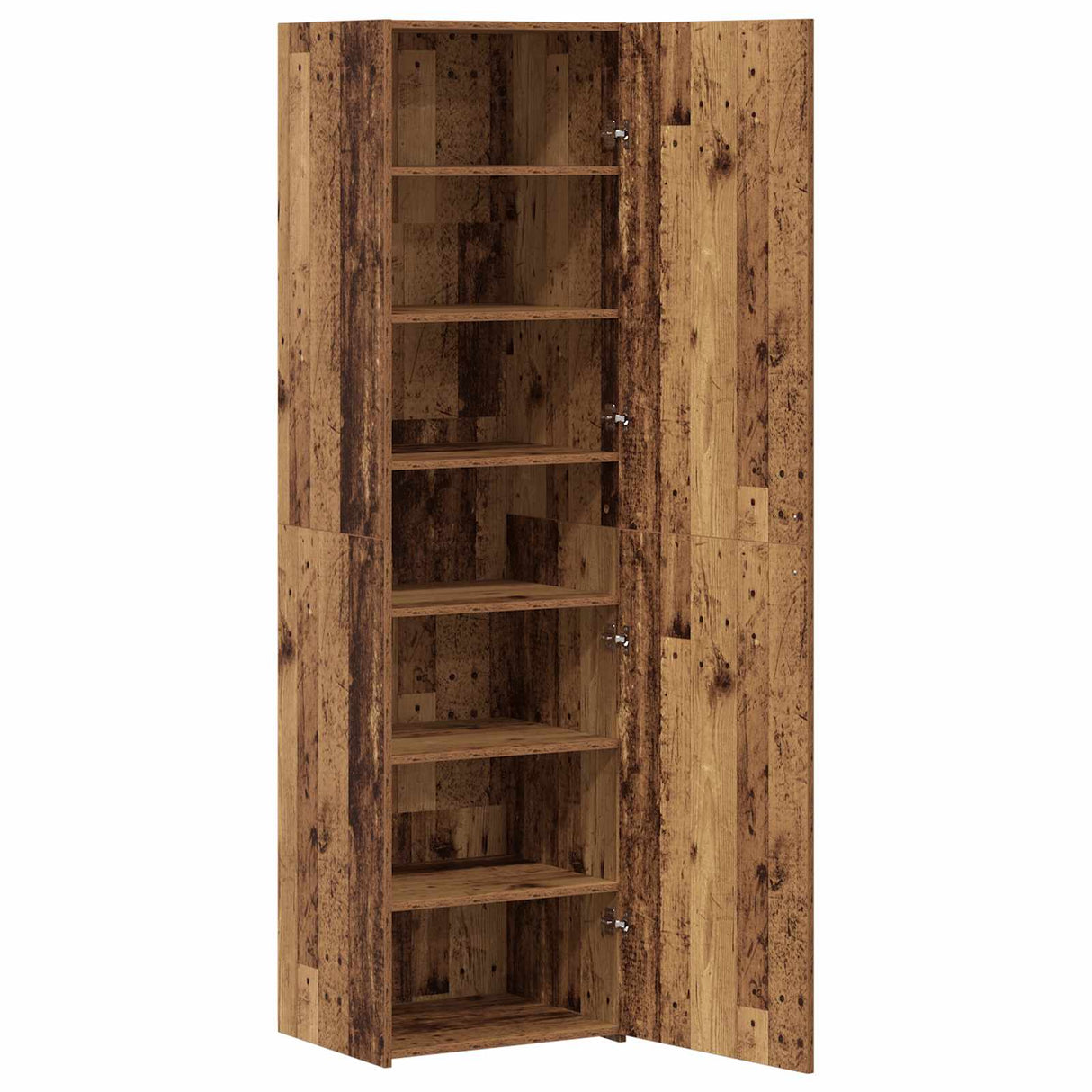 vidaXL Highboard 2 pcs Solid Wood 50 x 42.5 x 185 cm
