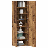 vidaXL Highboard 2 pcs Solid Wood 50 x 42.5 x 185 cm