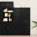 vidaXL Highboard 2 pcs Solid Wood 50 x 42.5 x 185 cm