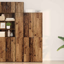 vidaXL Highboard 2 pcs Artisan Eiken 70 x 42,5 x 185 cm