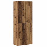 vidaXL Highboard 2 pcs Artisan Eiken 70 x 42,5 x 185 cm
