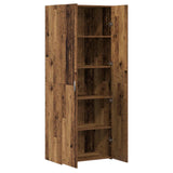 vidaXL Highboard 2 pcs Artisan Eiken 70 x 42,5 x 185 cm