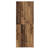vidaXL Highboard 2 pcs Artisan Eiken 70 x 42,5 x 185 cm