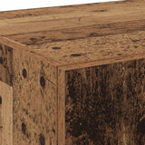 vidaXL Highboard 2 pcs Artisan Eiken 70 x 42,5 x 185 cm