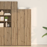 vidaXL Highboard Oud hout 70 x 42.5 x 185 cm Bewerkt hout