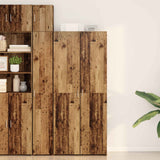 vidaXL Highboard 2 pcs Solid Wood 80 x 42 x 185 cm