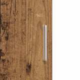 vidaXL Highboard 2 pcs Solid Wood 80 x 42 x 185 cm