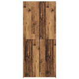 vidaXL Highboard 2 pcs Solid Wood 80 x 42 x 185 cm