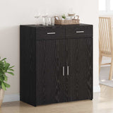 vidaXL Opbergkast met lade Oud hout 80 x 42,5 x 93,5 cm Bewerkt hout