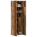 vidaXL Opbergkast 3 pcs Oudhout