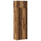 vidaXL Opbergkast 3 pcs Artisan Eiken