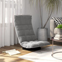 vidaXL Swivel Floor Chair Velvet Blue