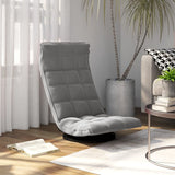vidaXL Swivel Floor Chair Velvet Blue