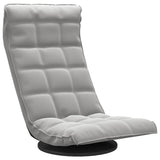 vidaXL Swivel Floor Chair Velvet Blue