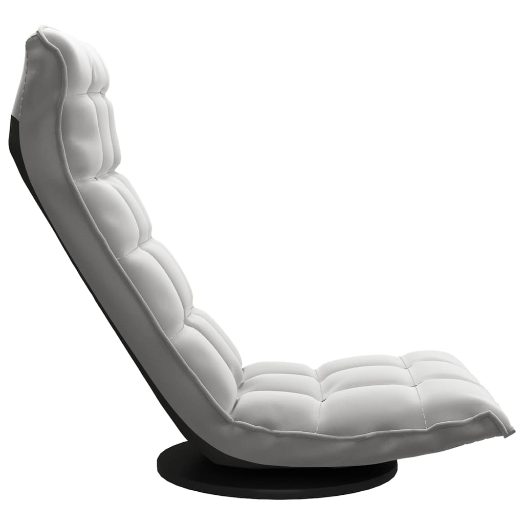 vidaXL Swivel Floor Chair Velvet Blue