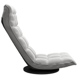 vidaXL Swivel Floor Chair Velvet Blue
