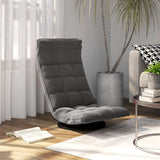 vidaXL Swivel Floor Chair Velvet Blue