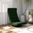 vidaXL Swivel Floor Chair Velvet Blue
