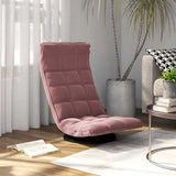 vidaXL Swivel Floor Chair Velvet Blue