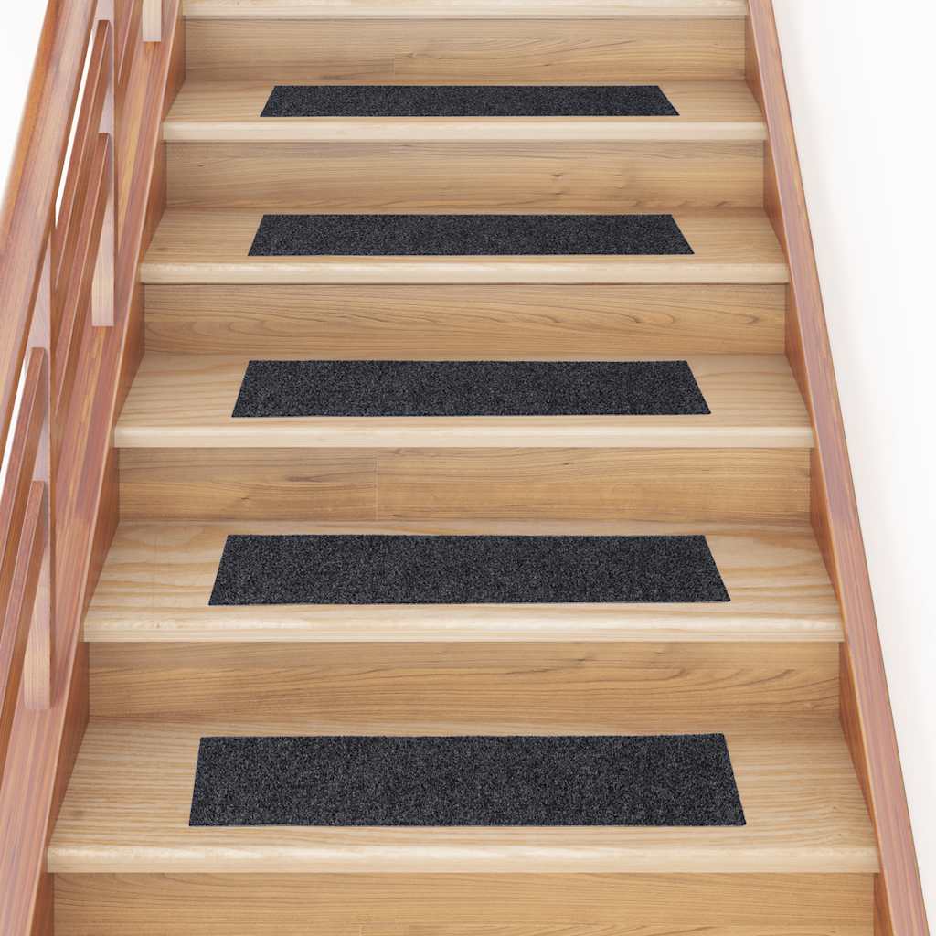 vidaXL Trapmatten zelfklevend 15 stuks 60x25 cm lichtbruin rechthoekig