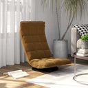 vidaXL Swivel Floor Chair Velvet Blue