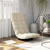 vidaXL Swivel Floor Chair Velvet Blue