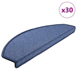 vidaXL Stair Mats 15 pcs 56x17x3 cm Anthracite Half Round