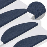 vidaXL Self-adhesive Stair Mats 15 pcs 56x17x3 cm beige