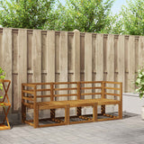 vidaXL Ensemble de canapés de jardin 3 pcs Bois d'acacia massif Naturel