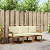 vidaXL Ensemble de canapés de jardin 3 pcs Bois d'acacia massif Naturel